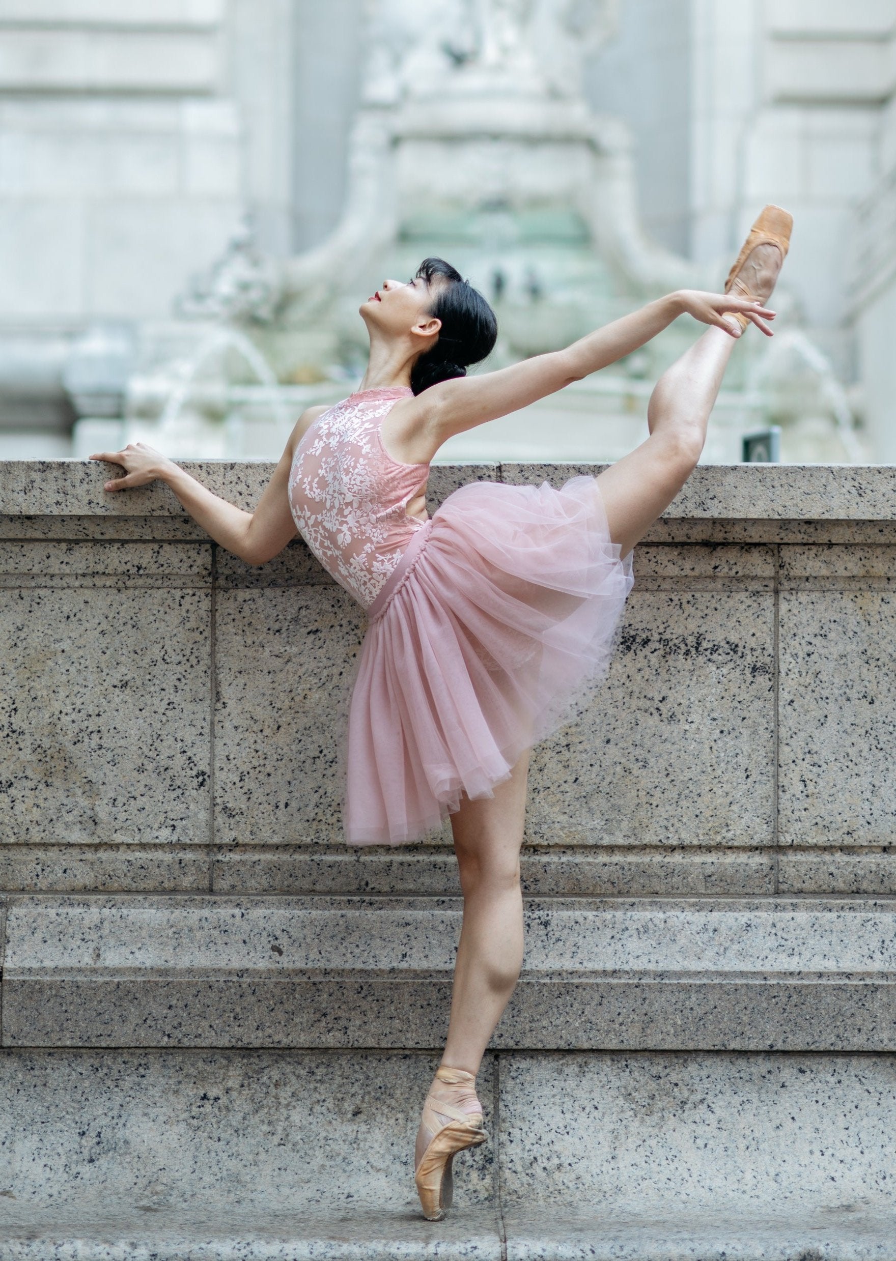 Short Tutu Pierina - Pull-Up Tulle Short Tutu dusty pink